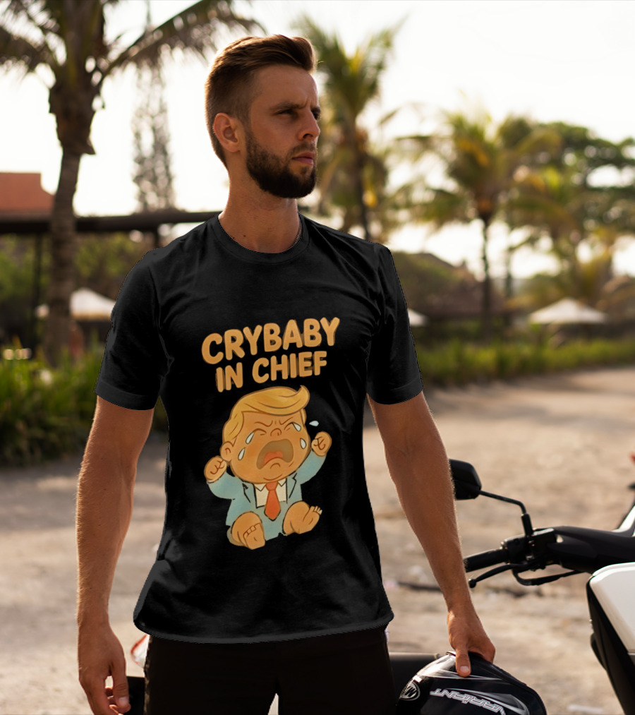 Crybaby In Chief Donald Trump Cartoon T-Shirt