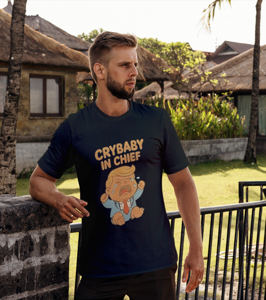 Crybaby In Chief Donald Trump Cartoon T-Shirt
