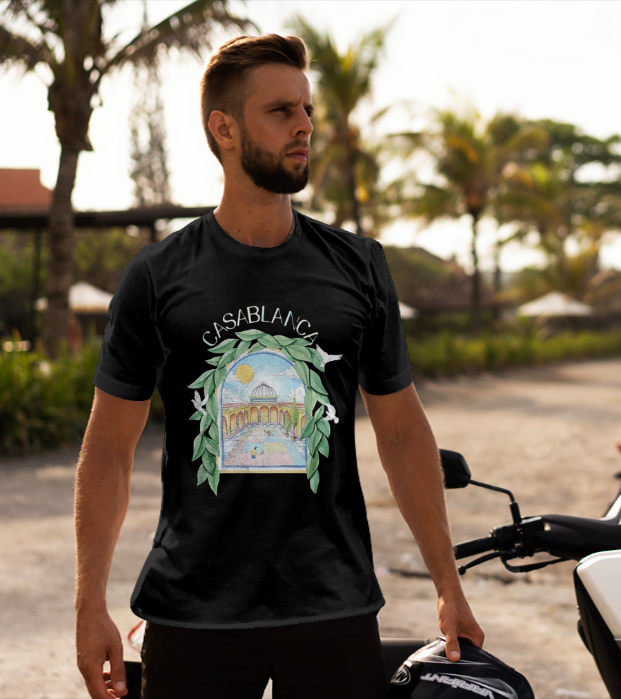 Casablanca L'Arche De Tennis Courtyard T-Shirt