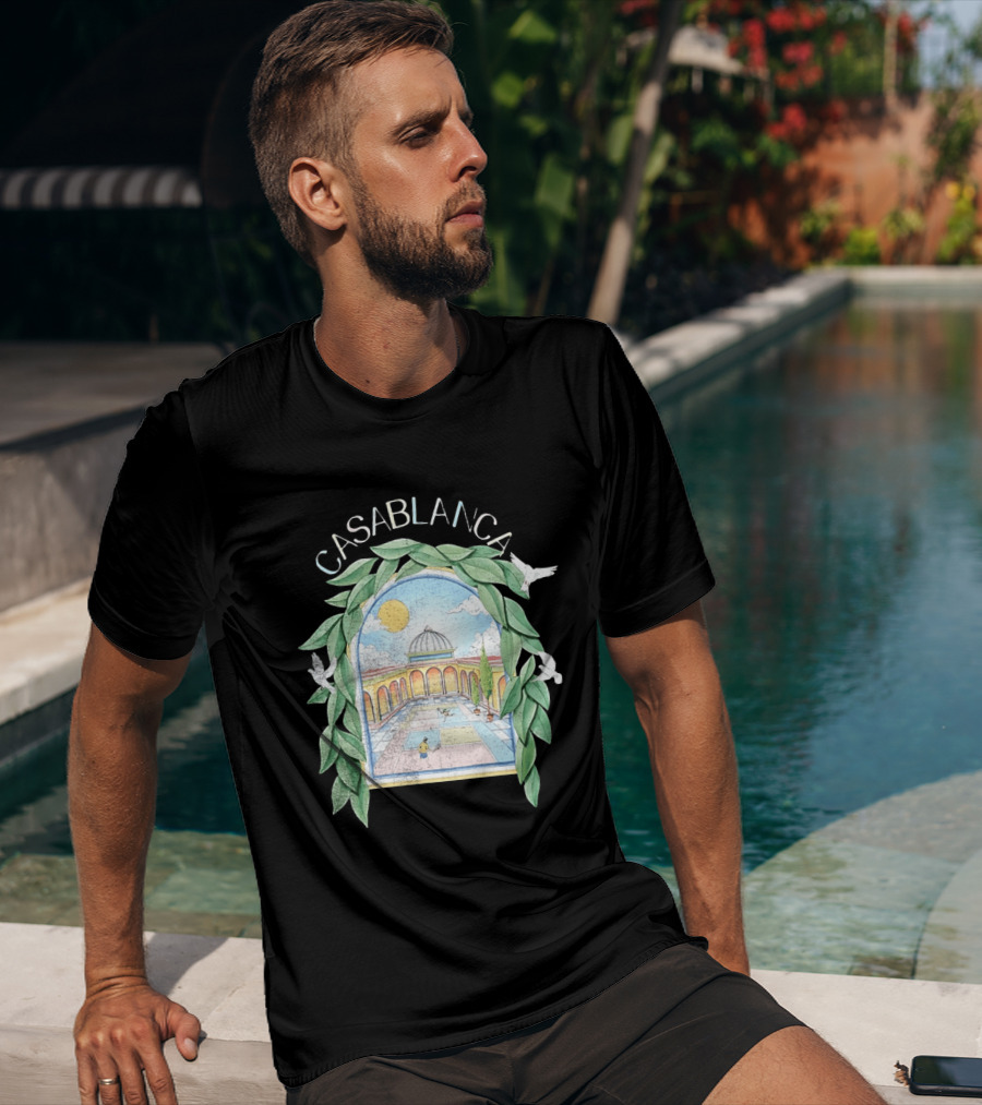 Casablanca L'Arche De Tennis Courtyard T-Shirt
