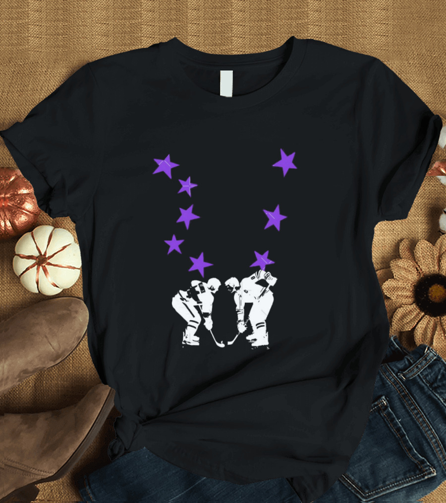 Ilya Rozanov Shane Hollander Rivalry Stars Hockey Romance Players Purple Stars T-Shirt