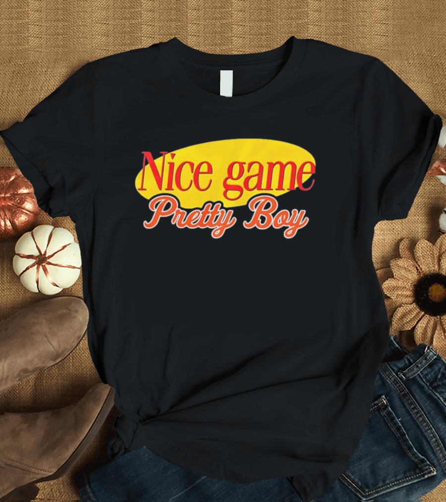 Nice Game Pretty Boy New York Mets Vintage Retro Baseball Fan T-Shirt