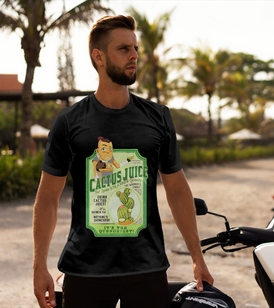 Sokka Cactus Juice It's The Quenchiest The Warrior's Choice Avatar T-Shirt