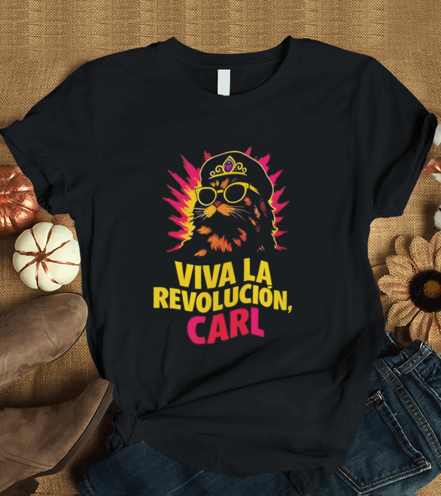 Viva La Revolucion Carl Dungeon Crawler Carl Cat Revolution T-Shirt