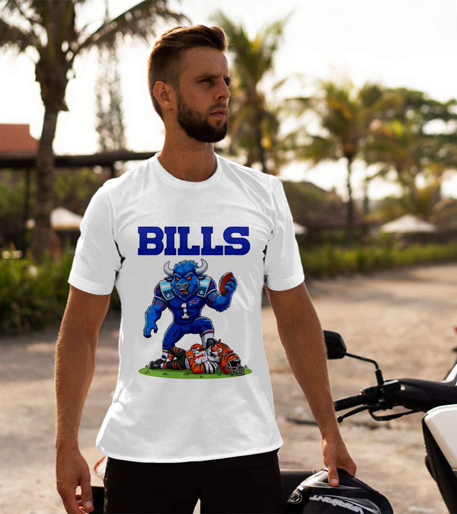 Buffalo Bills Dominating Victory Over Cincinnati Bengals Football Rivalry T-Shirt
