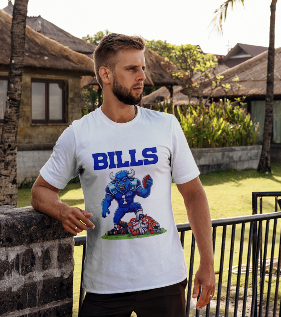 Buffalo Bills Dominating Victory Over Cincinnati Bengals Football Rivalry T-Shirt
