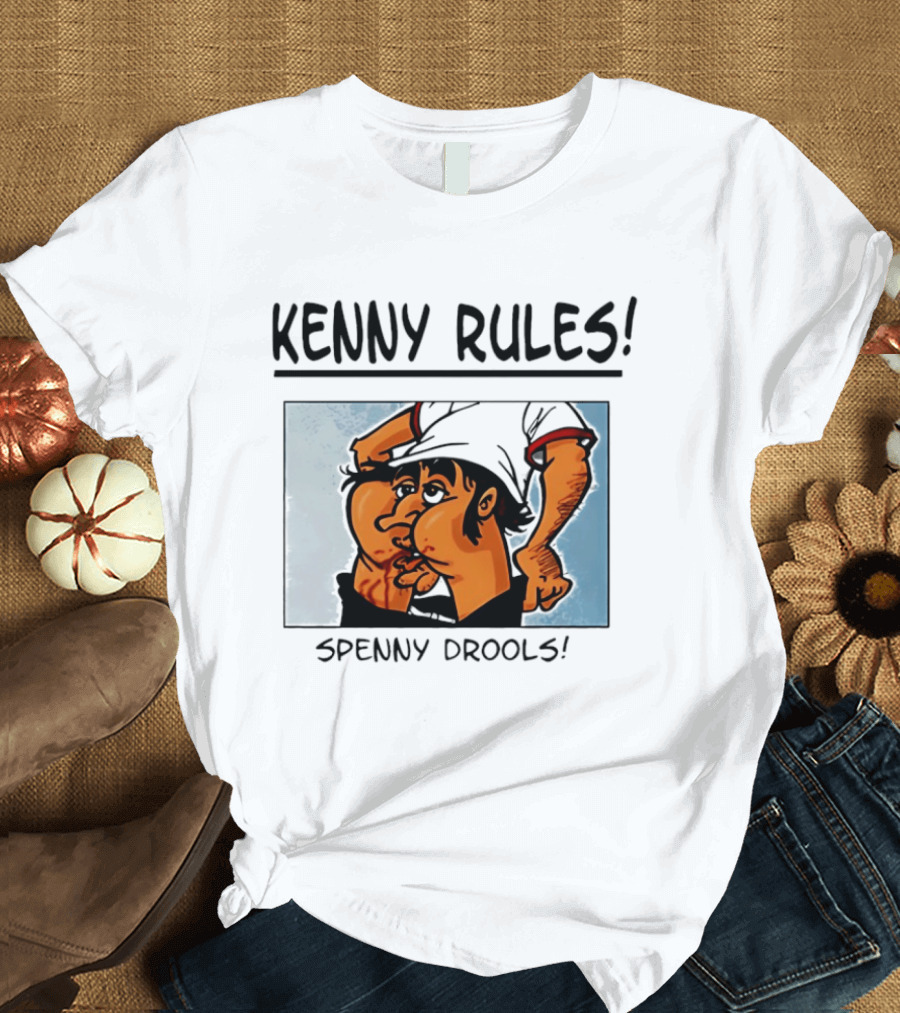 Kenny Rules Spenny Drools Cartoon Rivalry T-Shirt