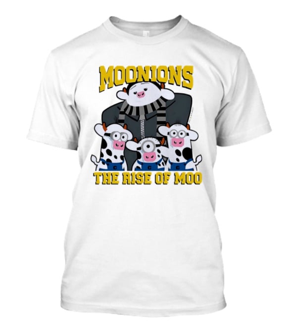 Moonions The Rise Of Moo Funny Cows With Overalls And Goggles T-Shirt