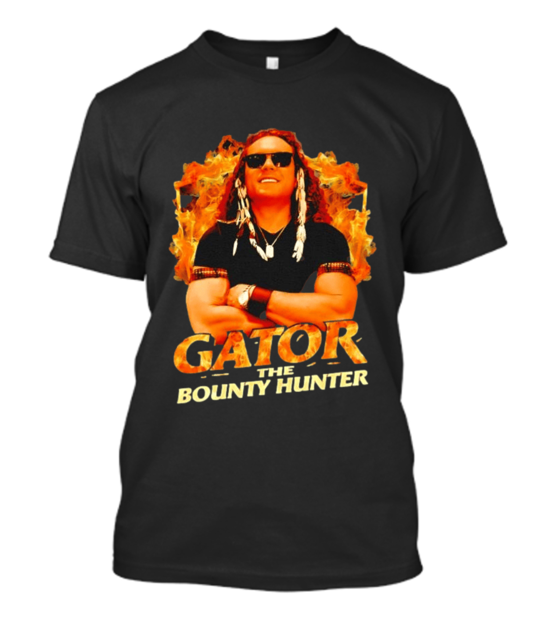Gator The Bounty Hunter Flame T-Shirt