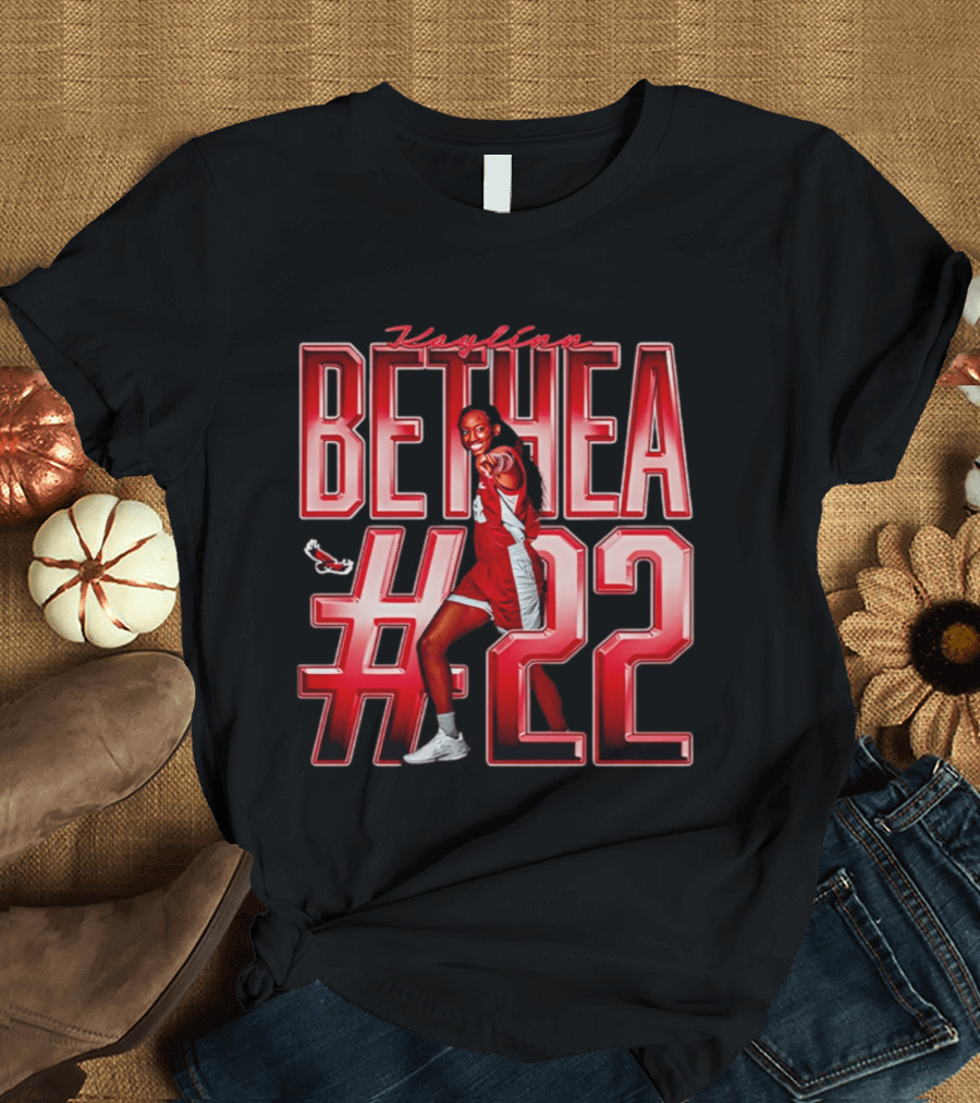 Kaylinn Bethea #22 St. Joe's Basketball NCAA '26 T-Shirt