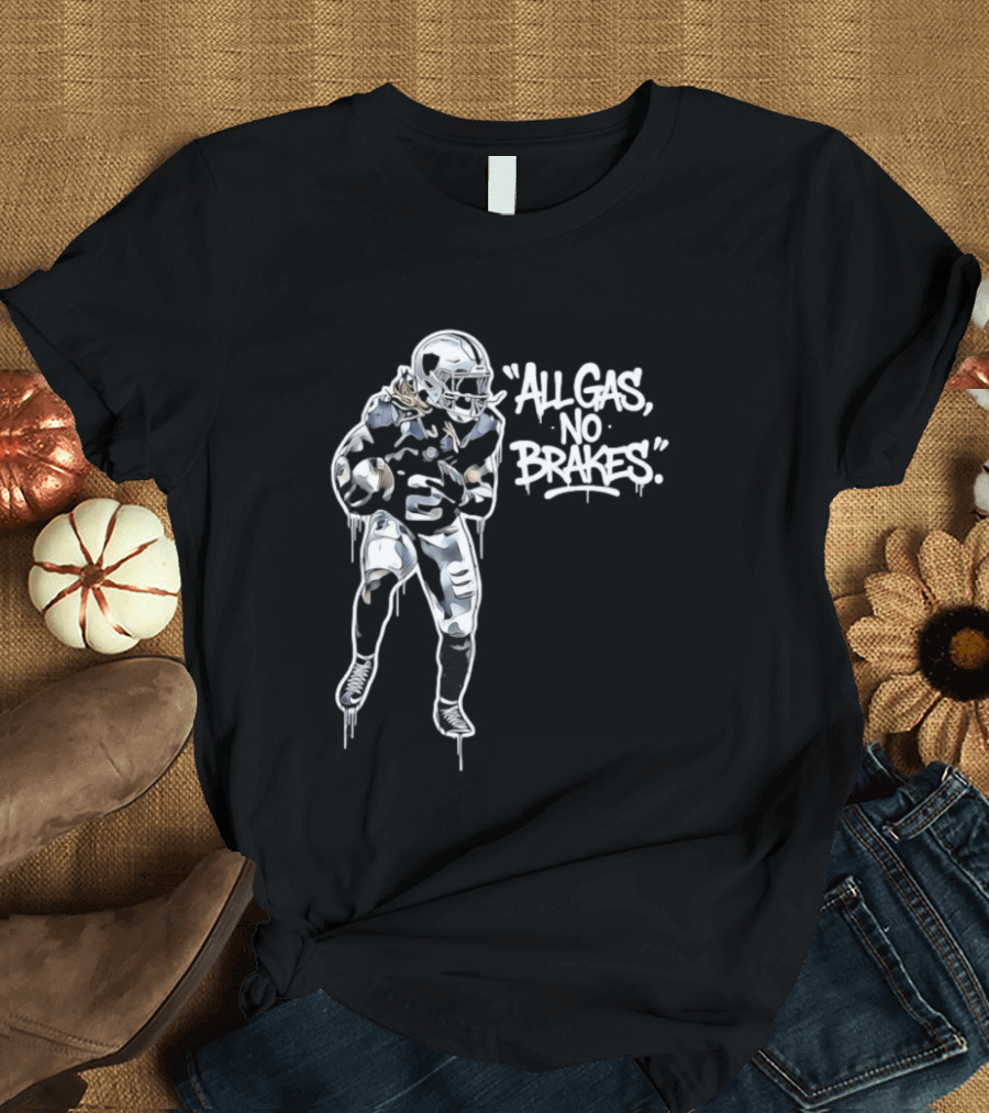 Harold Landry III New England Patriots All Gas No Brakes Football T-Shirt