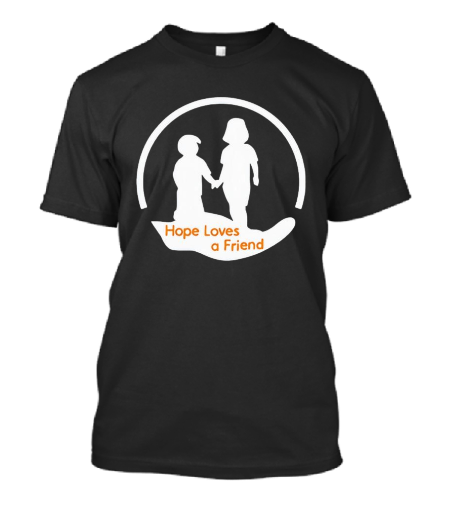 Hope Loves A Friend Andrew Holding Hands T-Shirt
