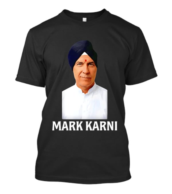 Mark Carney Turban Portrait Mark Karni T-Shirt