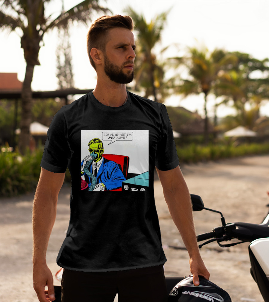 I'm Alive Yet I'm Not Alive Comic Pop Art Retro Bubble T-Shirt