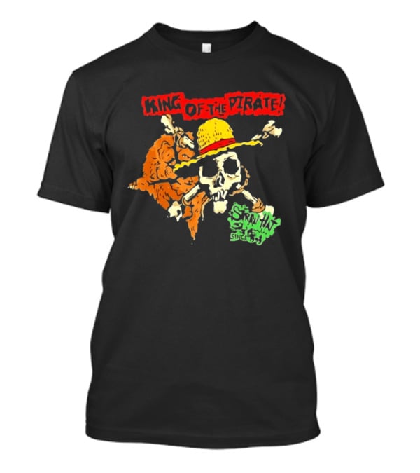 King Of The Pirate Skull And Straw Hat Since 1987 T-Shirt