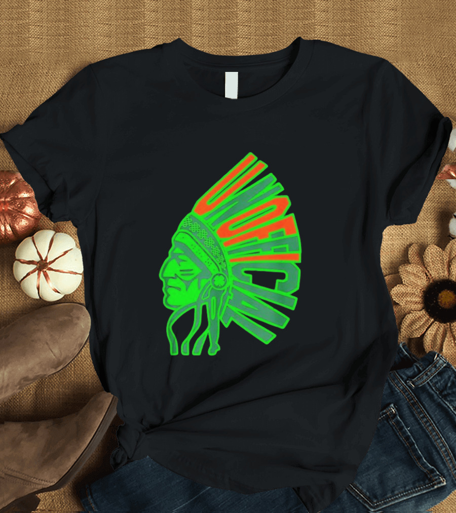 Illinois Fighting Illini Unofficial St. Patrick's Day Chief Illiniwek T-Shirt