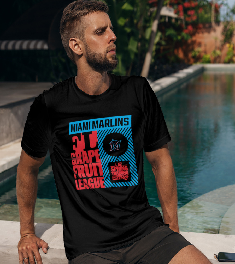 Miami Marlins 2026 Spring Training Grapefruit League 34 T-Shirt