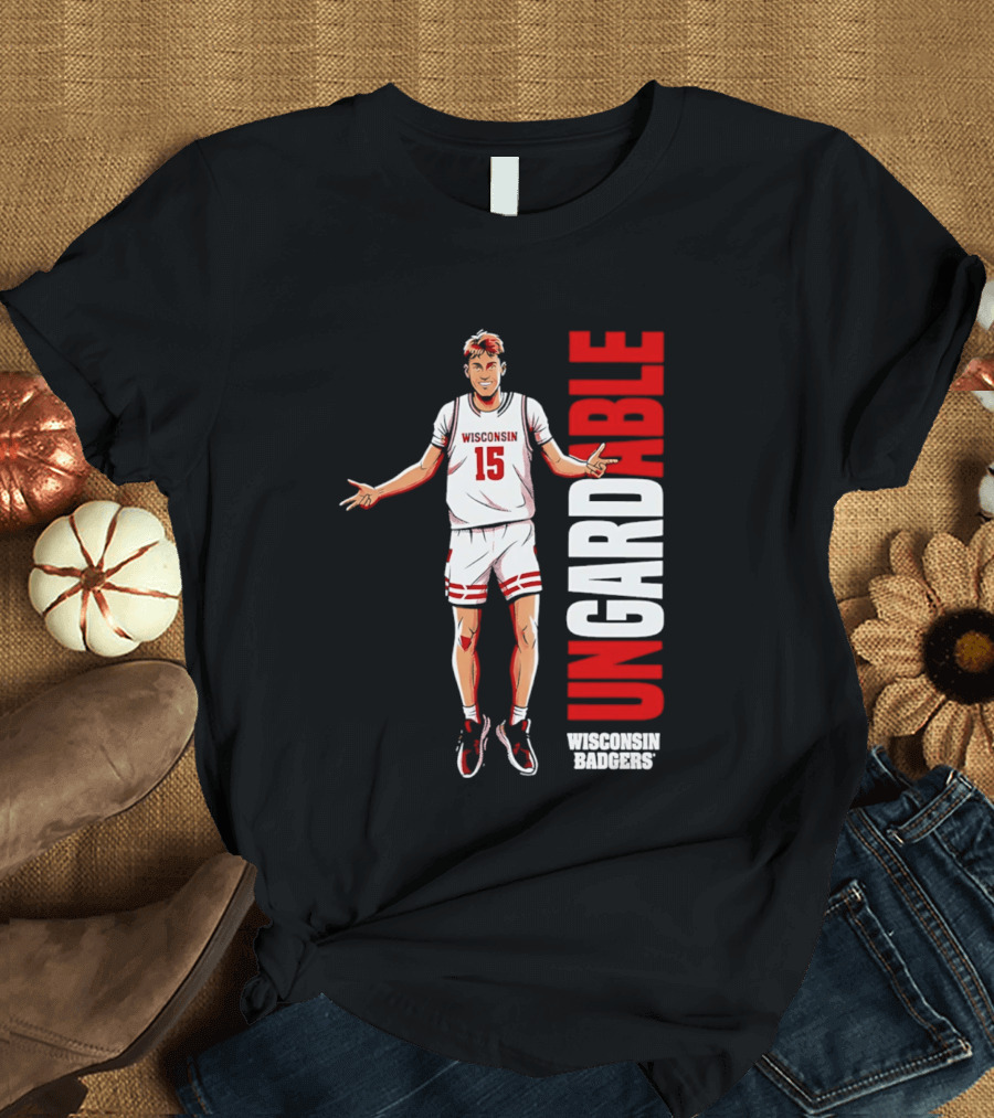 Isaac Gard Wisconsin Badgers Ungardable Basketball Player 15 T-Shirt