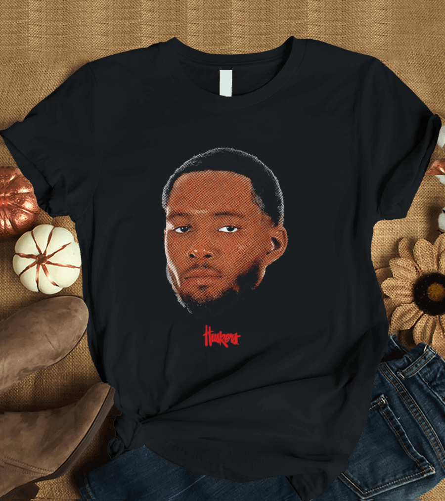 Jared Garcia Huskers Nebraska Cornhuskers Big Head T-Shirt
