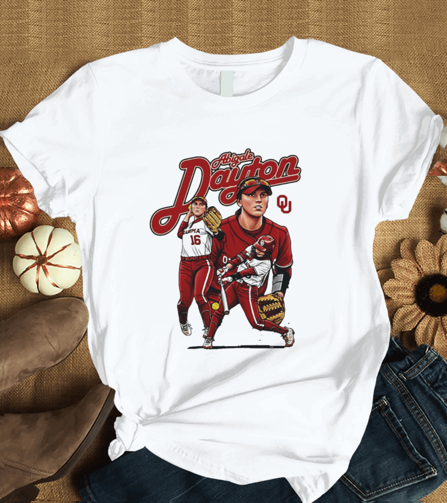 Abigale Dayton Oklahoma Softball NCAA Player OU T-Shirt