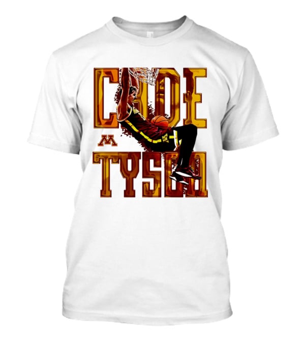 Cade Tyson Minnesota Basketball Dunk NCAA 2026 T-Shirt