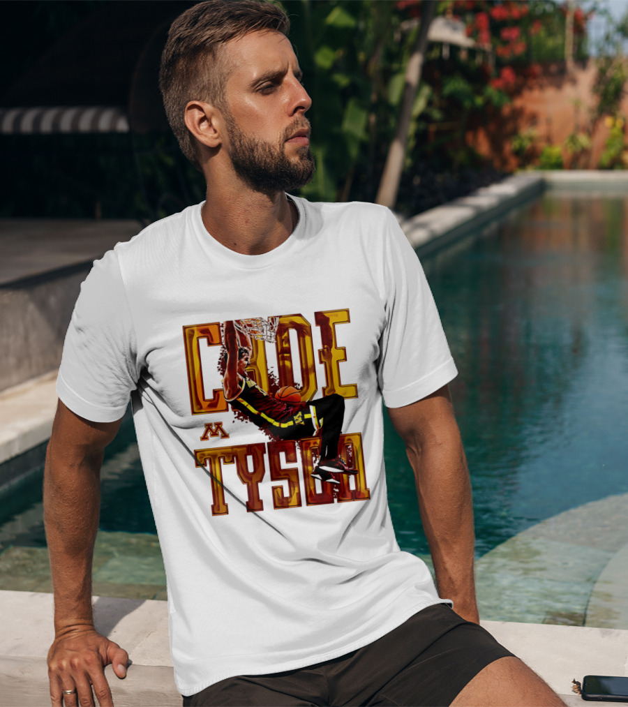 Cade Tyson Minnesota Basketball Dunk NCAA 2026 T-Shirt