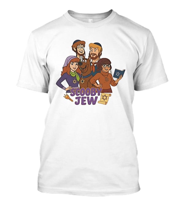 Scooby Jew Classic Scooby Doo Characters With Star Of David T-Shirt
