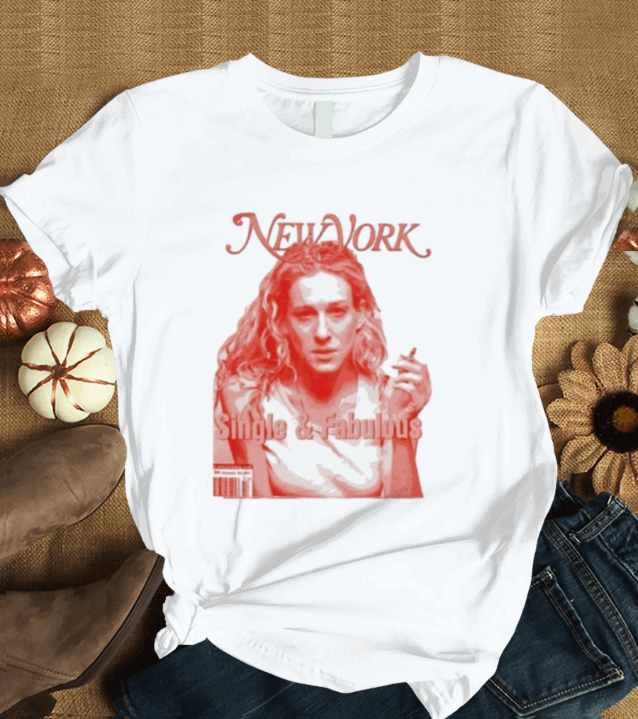 New York Single And Fabulous Magazine Cover T-Shirt