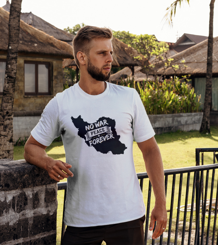 No War Peace Forever Map T-Shirt