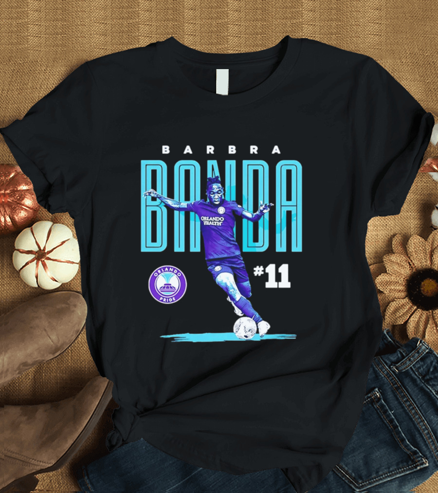 Barbra Banda Orlando Pride #11 Bitmap Player Soccer T-Shirt