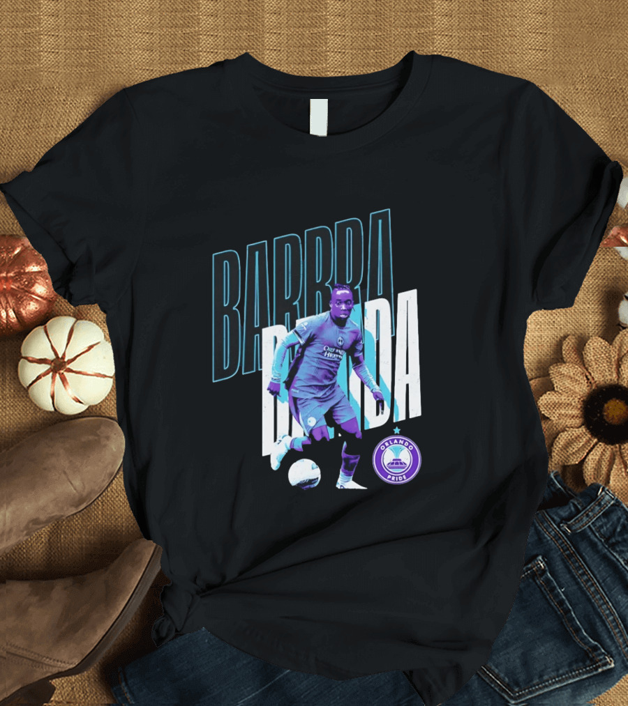 Barbra Banda Orlando Pride Soccer Player Action Pose T-Shirt