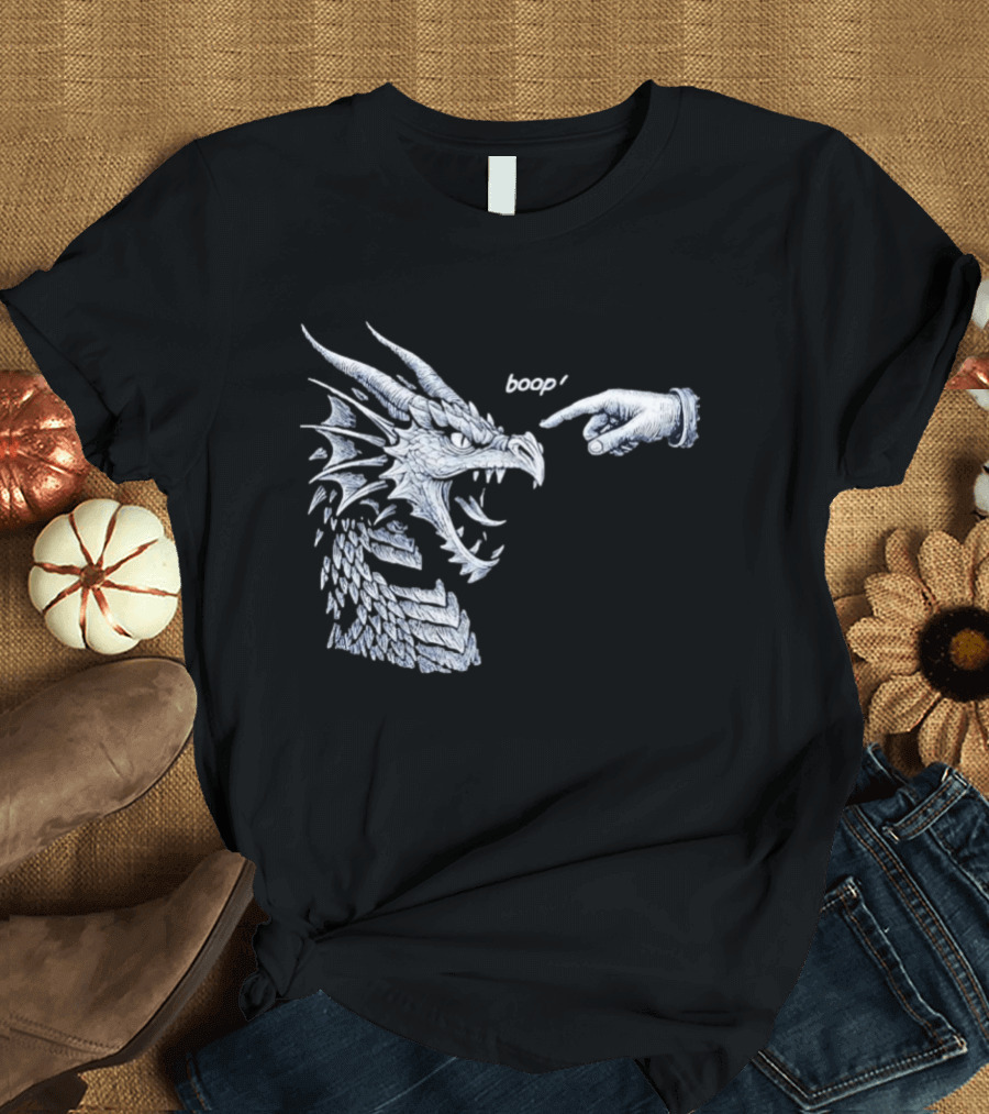Boop Dragon With Pointing Finger T-Shirt