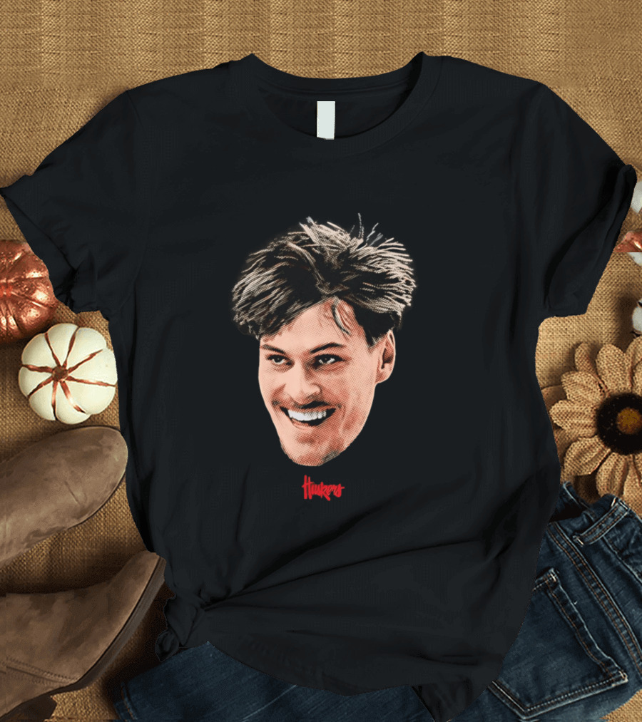Braden Frager Huskers Big Head Nebraska Cornhuskers T-Shirt
