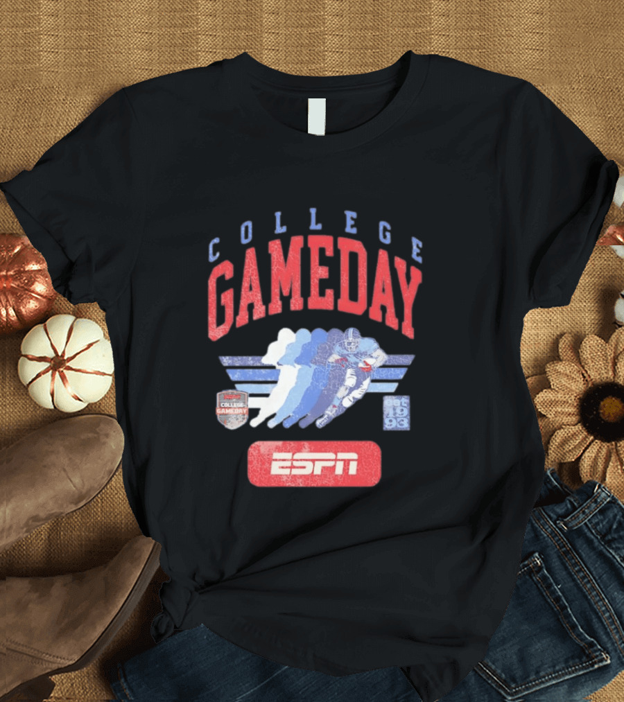 College GameDay Running Est 1993 ESPN Football T-Shirt