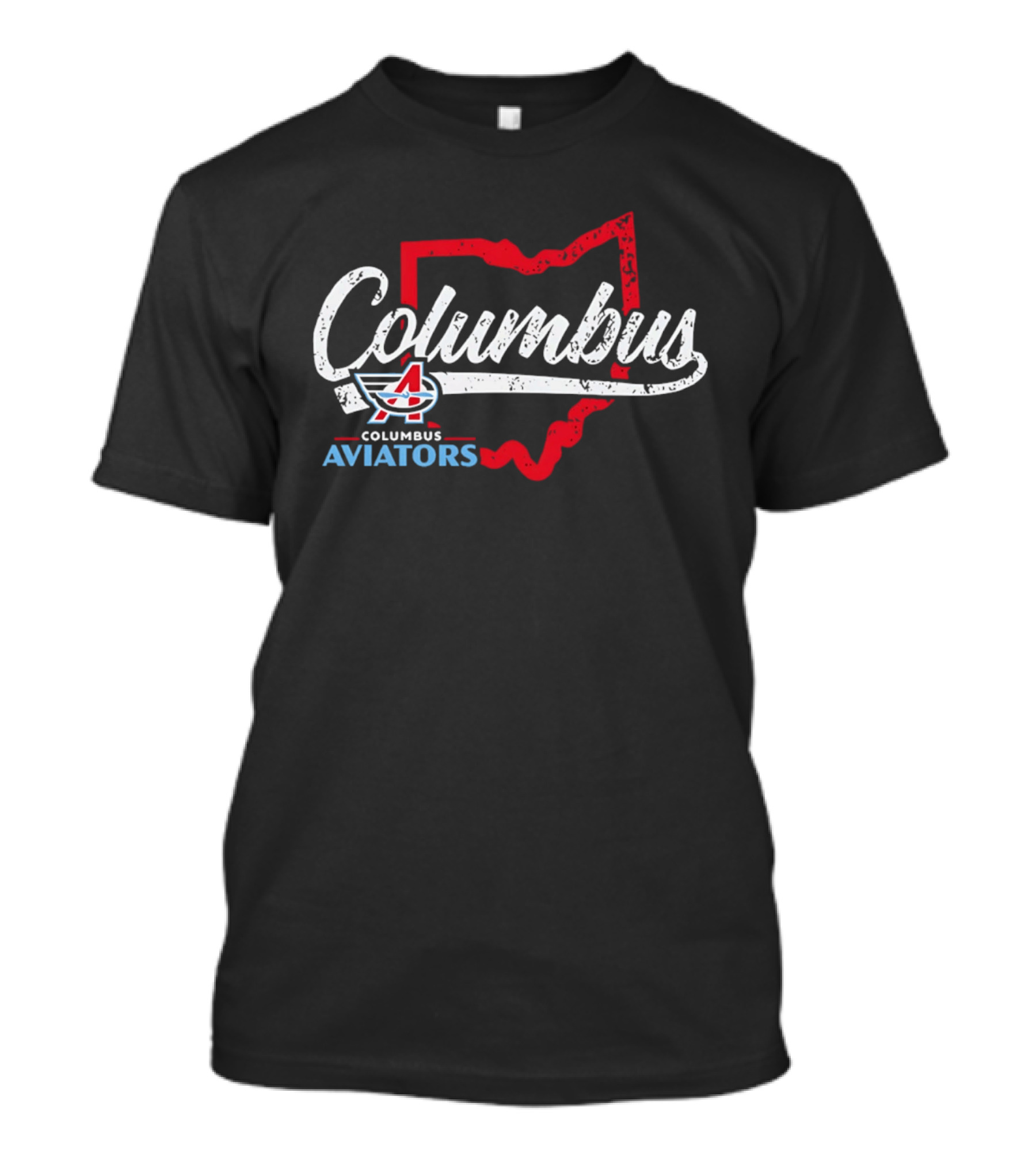 Columbus Aviators Ohio State Map '26 T-Shirt