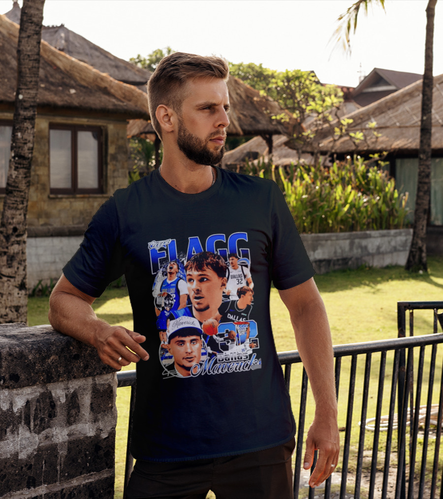 Cooper Flagg Dallas Mavericks 32 Basketball Star T-Shirt
