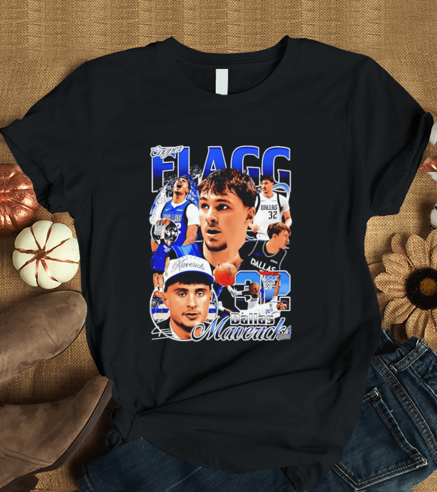 Cooper Flagg Dallas Mavericks 32 Basketball Star T-Shirt