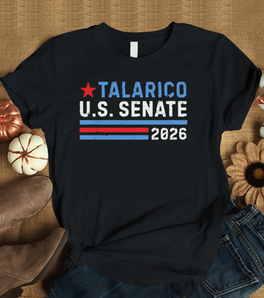 Talarico U.S. Senate 2026 Campaign Star And Stripes T-Shirt