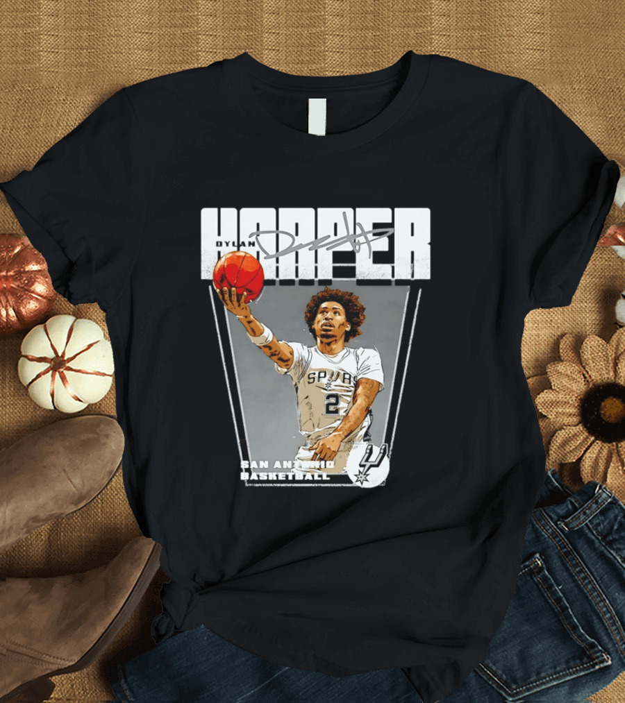 Dylan Harper San Antonio Spurs Basketball Premiere T-Shirt