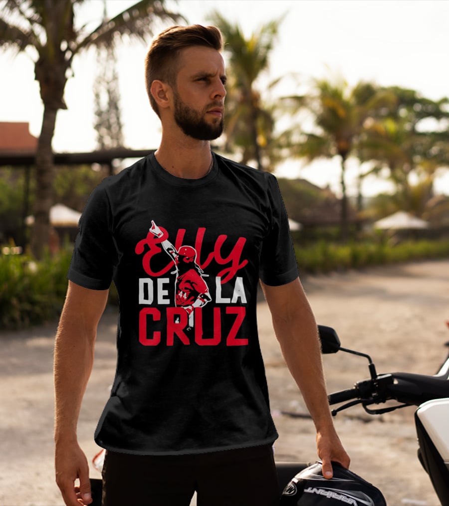 Elly De La Cruz Cincinnati Reds 44 Handcrafted Superstar T-Shirt
