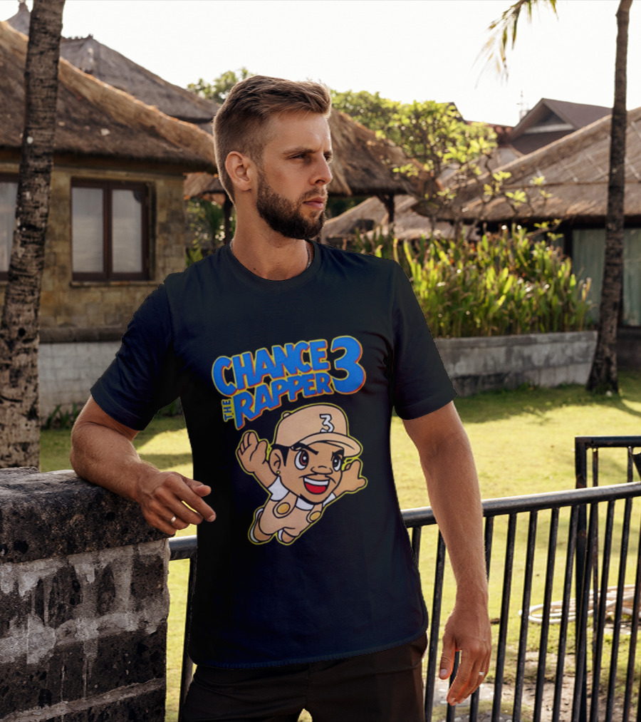 Chance The Rapper Super Mario 3 Character Mashup T-Shirt