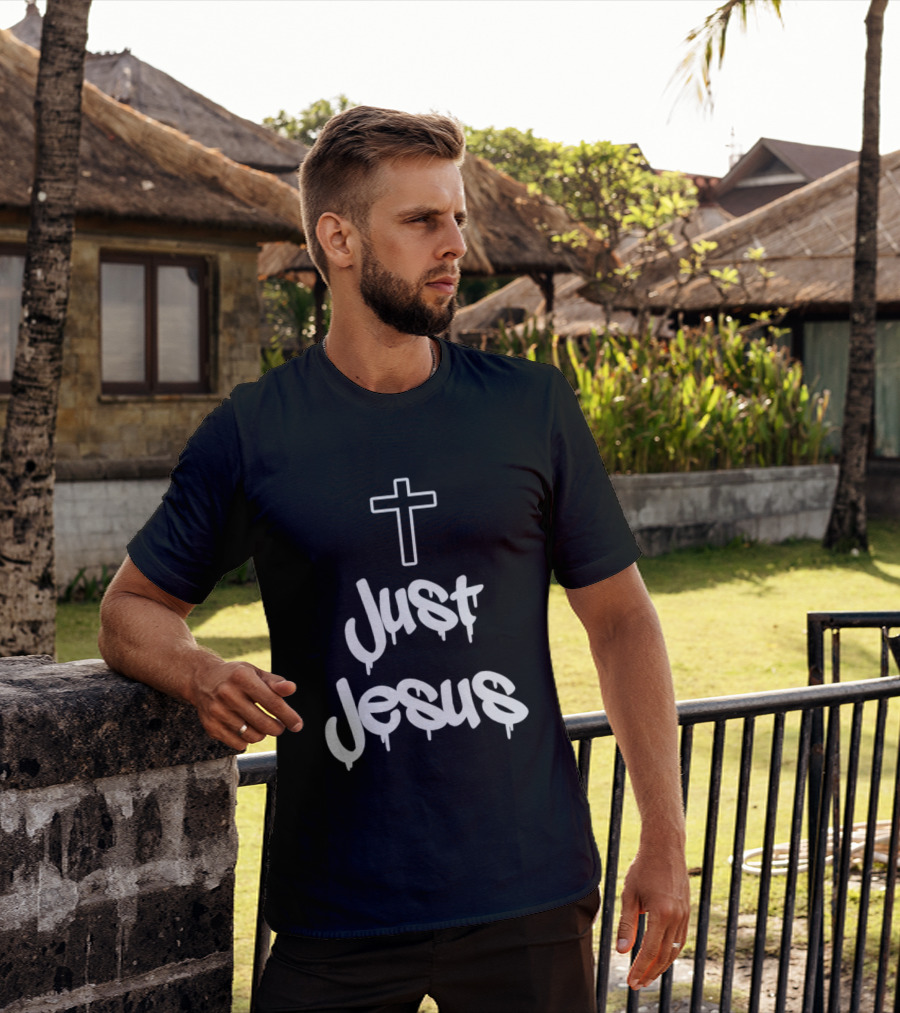 Charles Kiely Just Jesus Cross T-Shirt