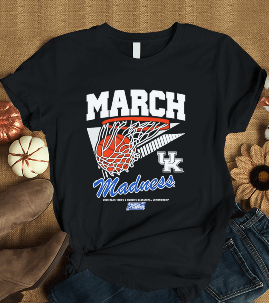 March Madness Kentucky Wildcats MBB WBB 2026 NCAA Basketball Championship T-Shirt
