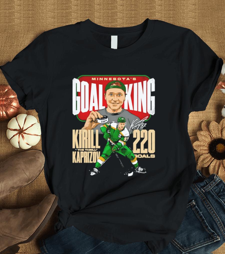 Minnesota's Goal King Kirill Kaprizov 220 Goals T-Shirt