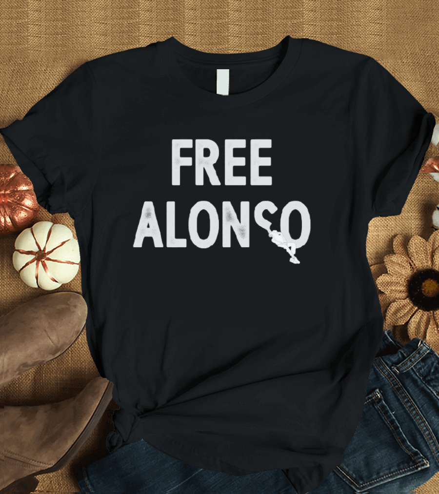 FREE ALONSO Frog Meme T-Shirt