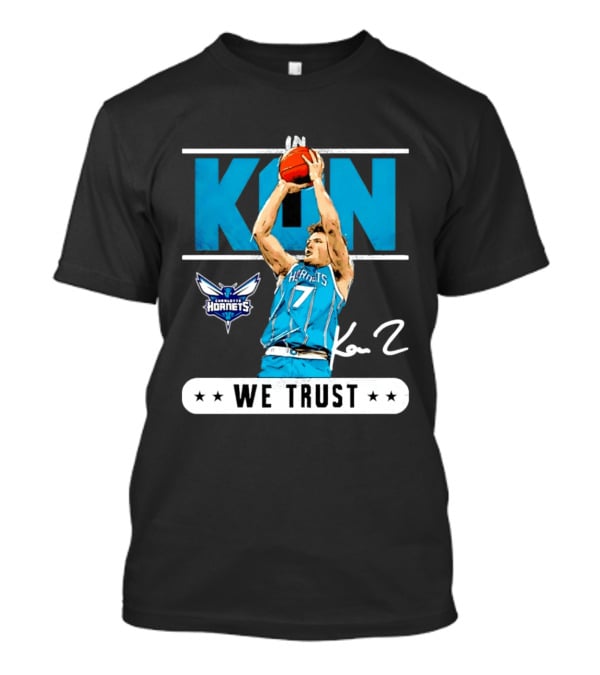 Kon Knueppel Charlotte Hornets Basketball We Trust T-Shirt