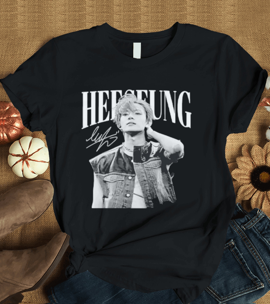 Heeseung Signature Denim T-Shirt