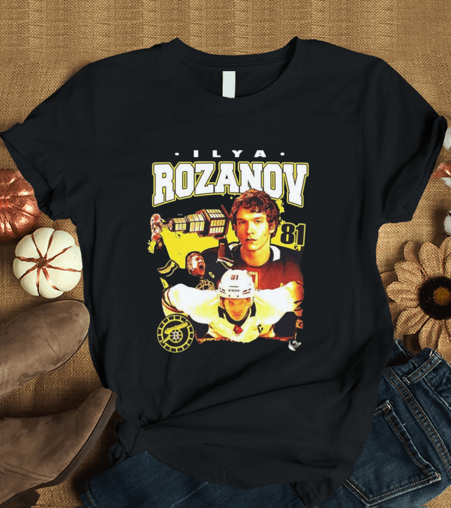 Ilya Rozanov MLH Heated Rivalry Number 81 Mega Hockey T-Shirt