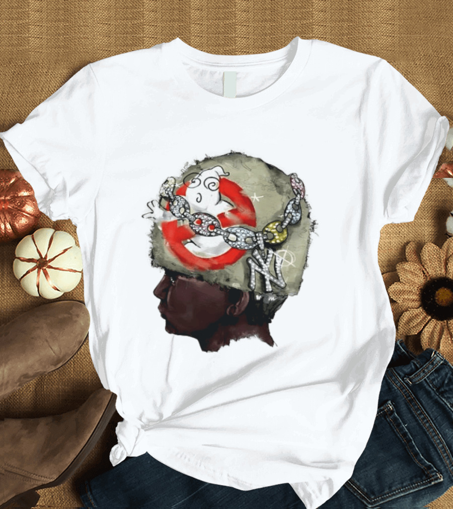 Swag Stealer Album Ghostbusters Chain Art NY Yankees T-Shirt