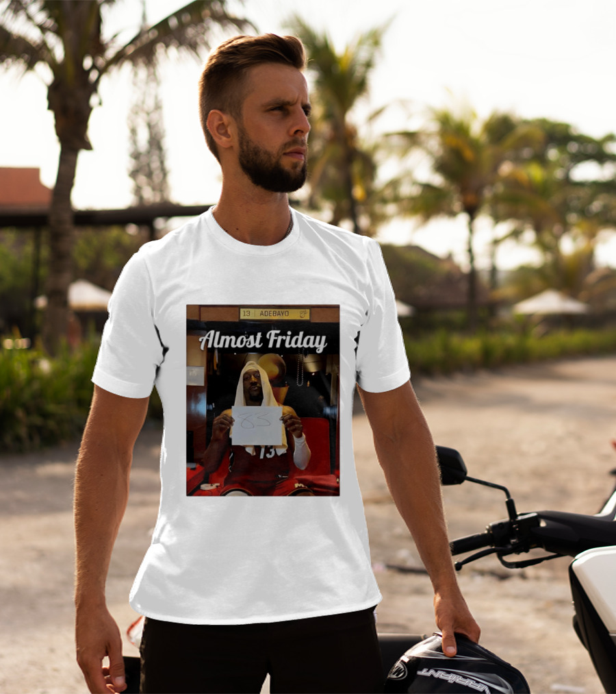 Almost Friday Bam Adebayo 83 Points Locker Room Moment T-Shirt